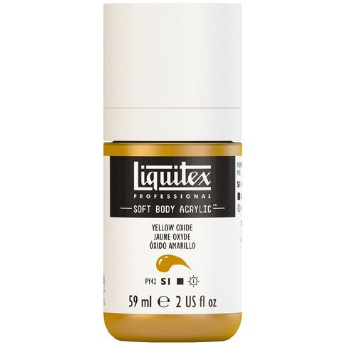 Liquitex S1 Professional Soft Body Acrylic Paint Yellow Oxide