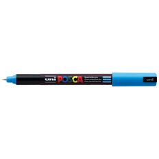 Uni Posca Marker 0.7mm Ultra-Fine Pin Tip Blue Light