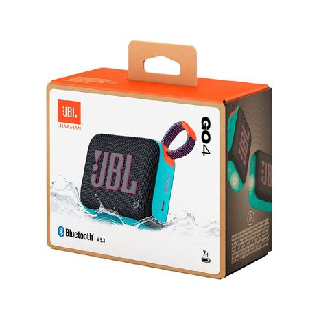 JBL Go 4 Ultra Portable Bluetooth Speaker Black Orange