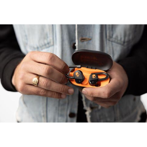Skullcandy Push Play Active True Wireless Earbuds Black/Orange