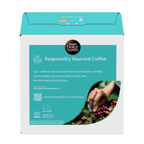 Nescafe Dolce Gusto Flat White Capsules 16 Pack