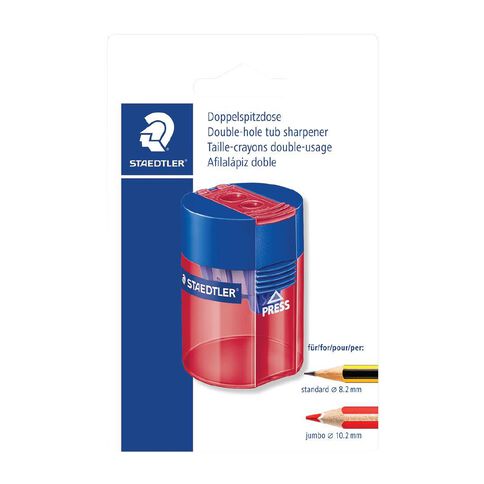 Staedtler Double Hole Tub Sharpener Assorted