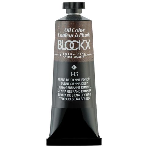BLOCKX Oil Tube 35ml S1 143 Burnt Sienna Deep