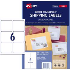 Avery Laser Labels L7166-100 Pack 100 6/Page
