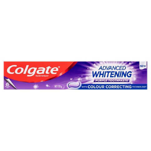 Colgate Adv Whitening Purple Toothpaste 120g