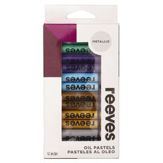 Reeves Oil Pastels Metallics 12 Pack