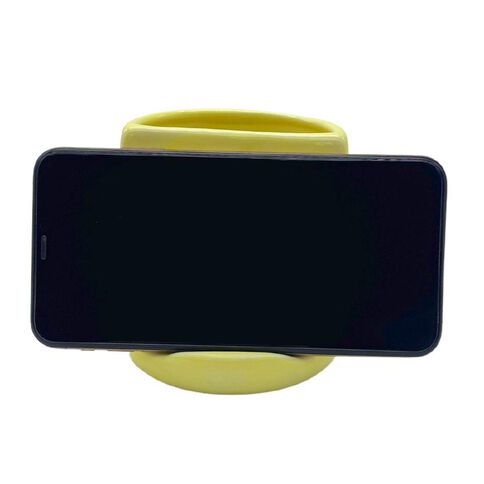 Uniti Ceramic Pen Holder With Cell Phone Stand