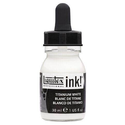 Liquitex Ink 30ml Titanium White