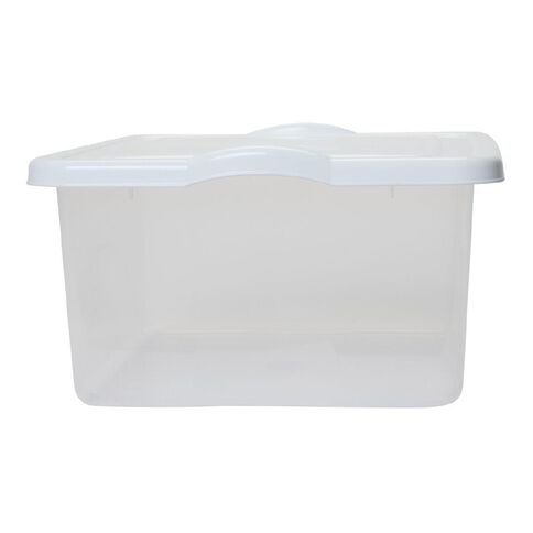 Taurus Clear View Storage Organiser with Lid Assorted 20L