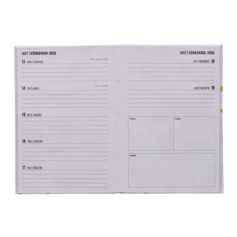 WS 2026 Diary Week to Date A5 Daisy