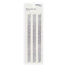 Uniti Bling Borders Silver Assorted