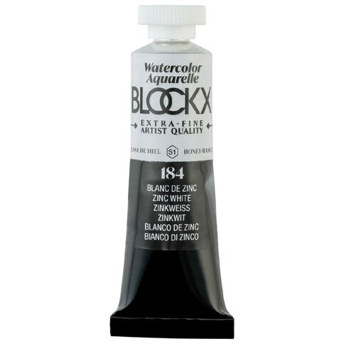 BLOCKX Watercolour Tube 15ml S1 184 Zinc White White