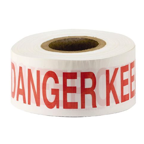 Esko Warning Tape - Danger 75mm X 250m (50 Micron)