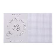 WS Exercise Book 1H5 10mm Quad 36 Leaf Blue Mid