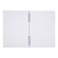 Uniti Stationery Pink Blue Checks A4 Notebook