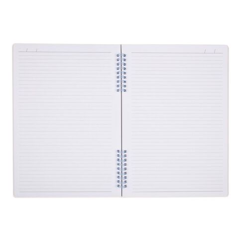 Uniti Stationery Pink Blue Checks A4 Notebook