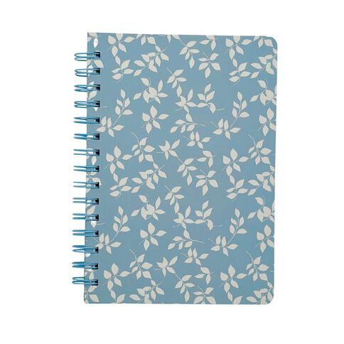 Uniti Cozy Core Notebook A5 Floral Blue Light