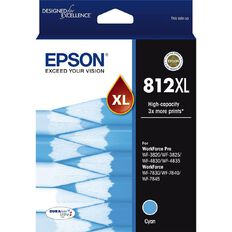Epson Ink 812XL Cyan (1100 Pages)