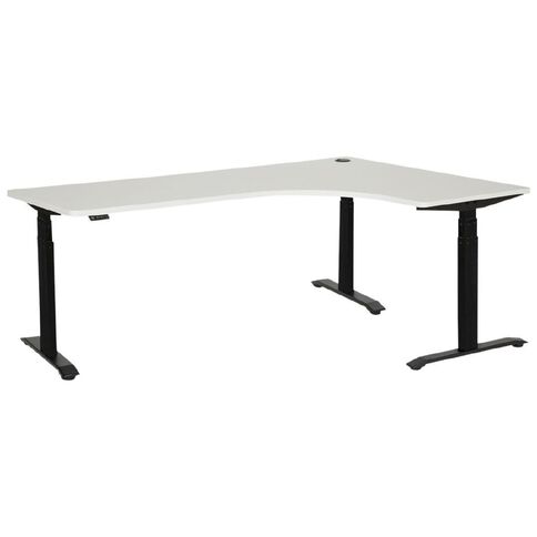 Jasper J Emerge Electric Workstation Black RH 1800x1200 White/Black