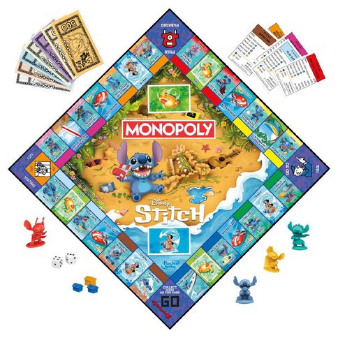 Hasbro Monopoly Stitch Game