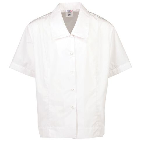 Schooltex Ladies' Short Sleeve Drop Collar Blouse