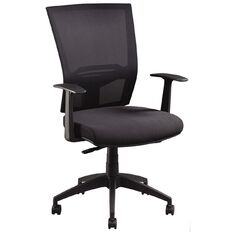 Jasper J Advance Air Plus with Adjustable Arms Black