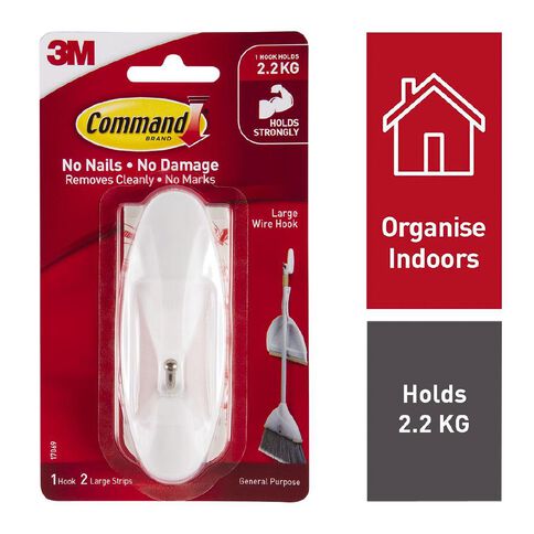 Command Adhesive Wire Hook Large