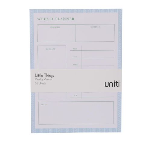 Uniti Little Things Planner Blue