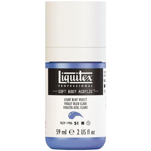 Liquitex Soft Body Acrylic 59ml Light Blue Violet S1