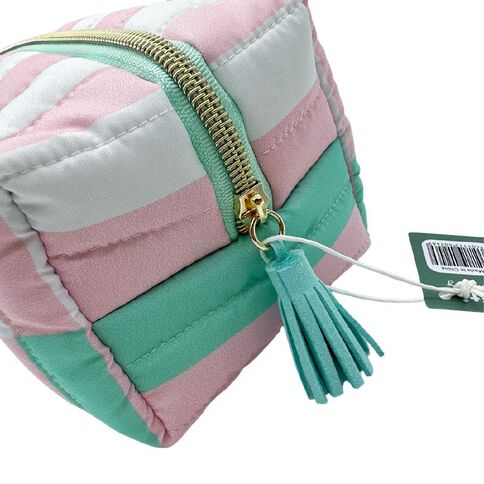 Uniti Clubhouse Pencil Case Striped Pink Light