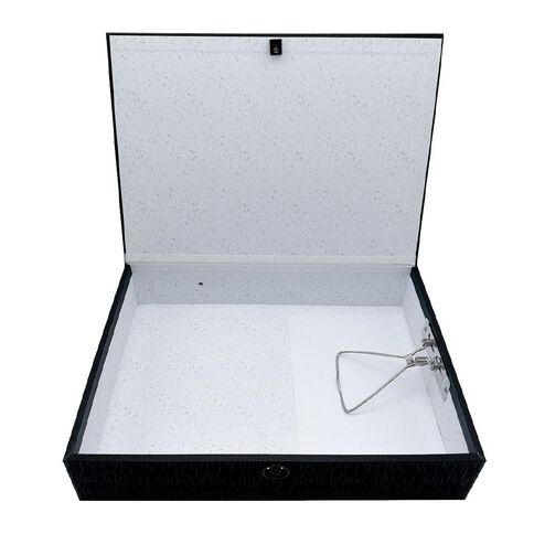 WS Box File Black Foolscap
