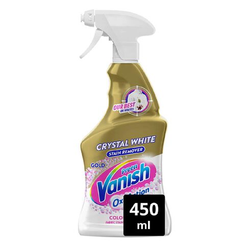 Vanish Preen Oxi Action Gold Stain Remover Ultra Power Spray White 450ml