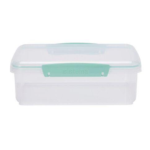 Sistema Klip It Pastels Rectangular Box Assorted Colours 2L