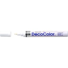 MARVY #300 Decocolor Oil Based Broad Tip Paint Marker White