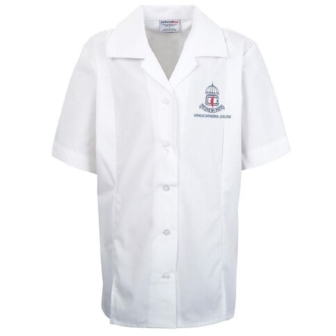 Schooltex Catholic Cathedral Short Sleeve Blouse with Embroidery