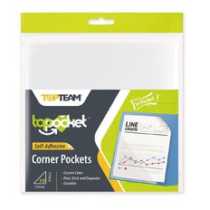Top Pocket Self Adhesive Corner Pockets 170 x 170mm 10 Piece
