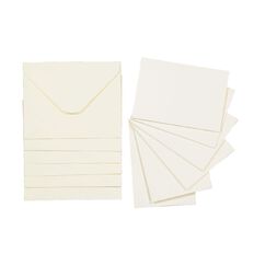Uniti Mini Cards & Envelopes Ivory 6 Pack
