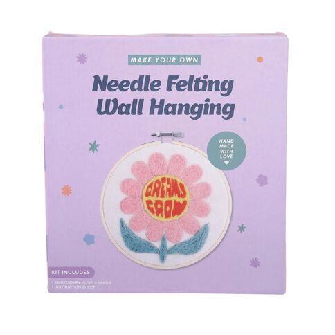 Needle Felting Wall Hanging Kit