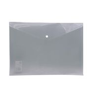 WS Document Wallet Dome Closure Clear A3