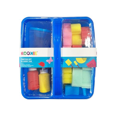 Kookie Painting Set In Carry Tub
