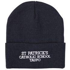 Schooltex St Patrick's Taupo Beanie with Embroidery