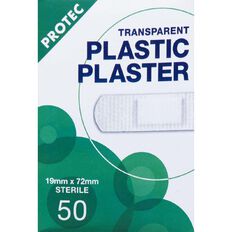 Protec Transparent Plaster 50 Pack