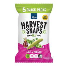 Harvest Snaps Pea Crisps Salt And Vinegar 5 Pack