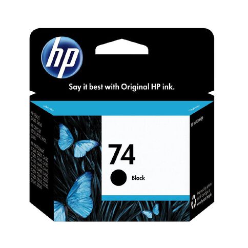 HP Ink Cartridge 74 Black (200 Pages)