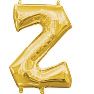 Amscan Small-Size Air Letter Z Gold