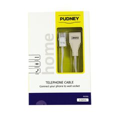 Pudney Nz Telephone Extension Cable 4m White
