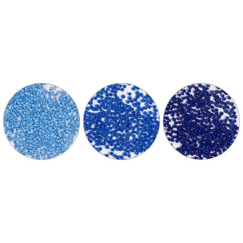 Uniti Seed Beads 30gm Blue