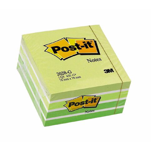 Post-It Notes 76mm x 76mm 2028-G Green Mid