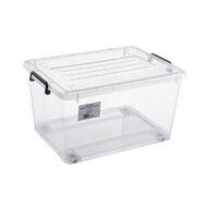 Living & Co Rolling Organiser 42L Clear