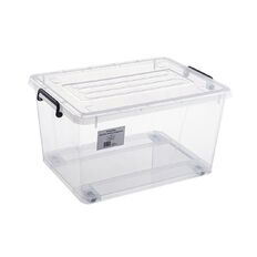 Living & Co Rolling Organiser 42L Clear